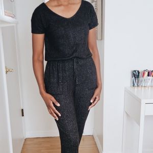 Serra Ladies Short Sleeve Cozy Loungewear Romper